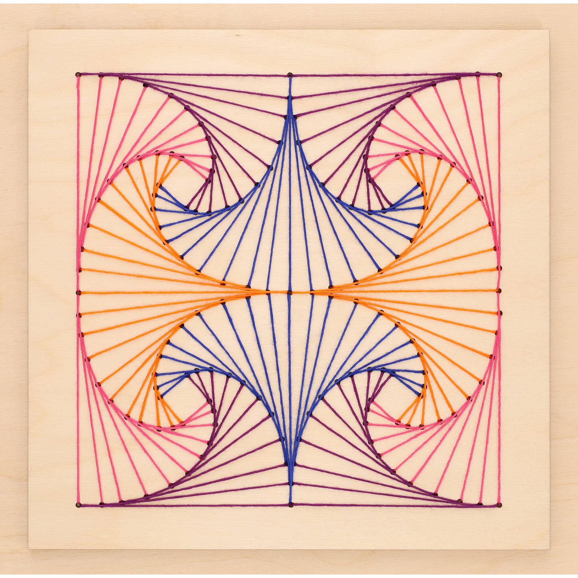 Leisure Arts® Royal Jester Stitched String Art Shadow Box Kit